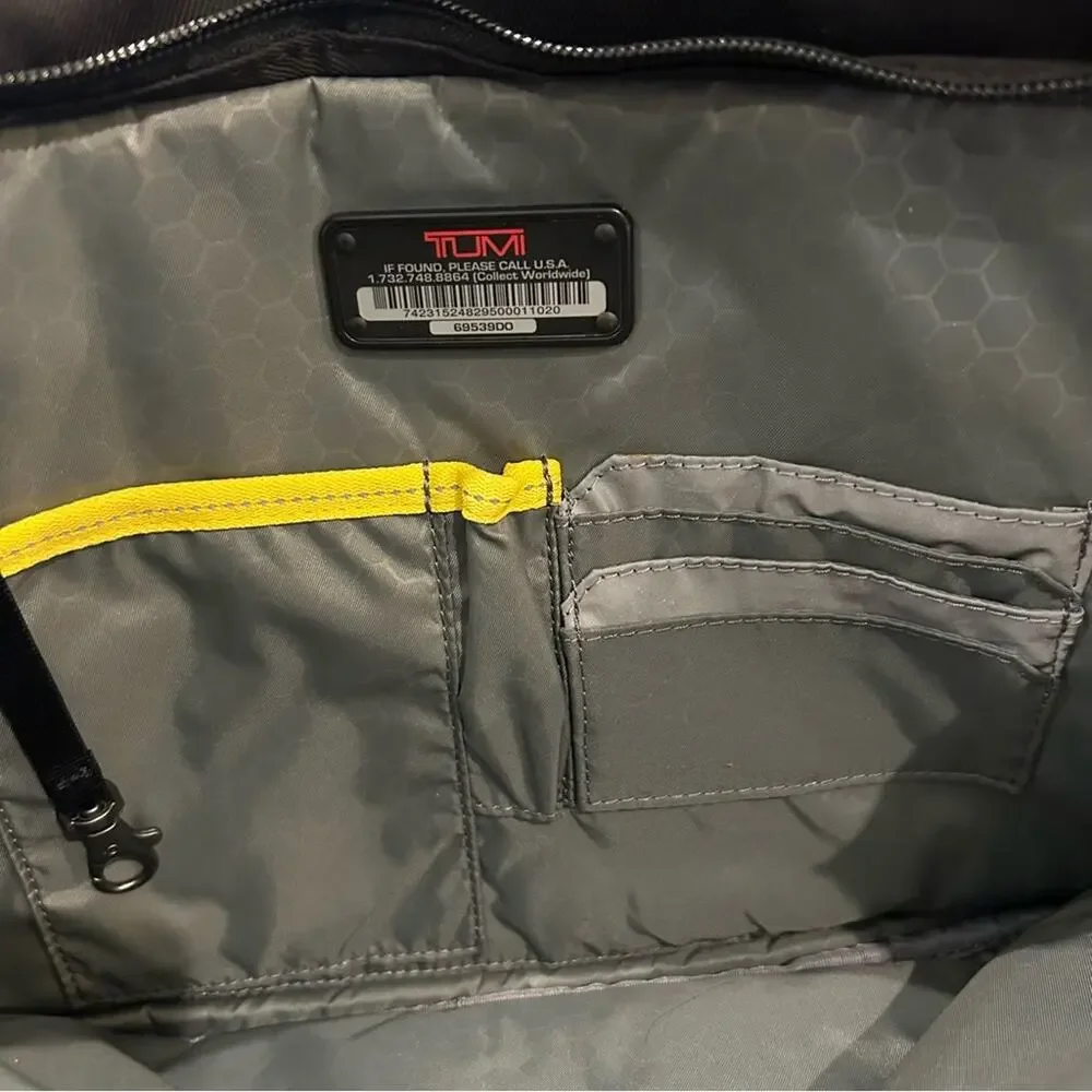 Tumi Lions Top Zip Laptop Bag Adjustable Shoulder Strap Black Model #69539DO